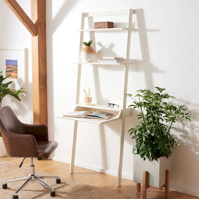 SAFAVIEH Leoma 2-Shelf Leaning Desk