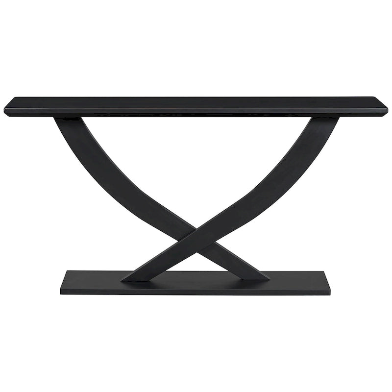 Christopher Knight Home - Mirod Modern Rustic Console Table with Cross-Leg Design for Living Room and Bedroom