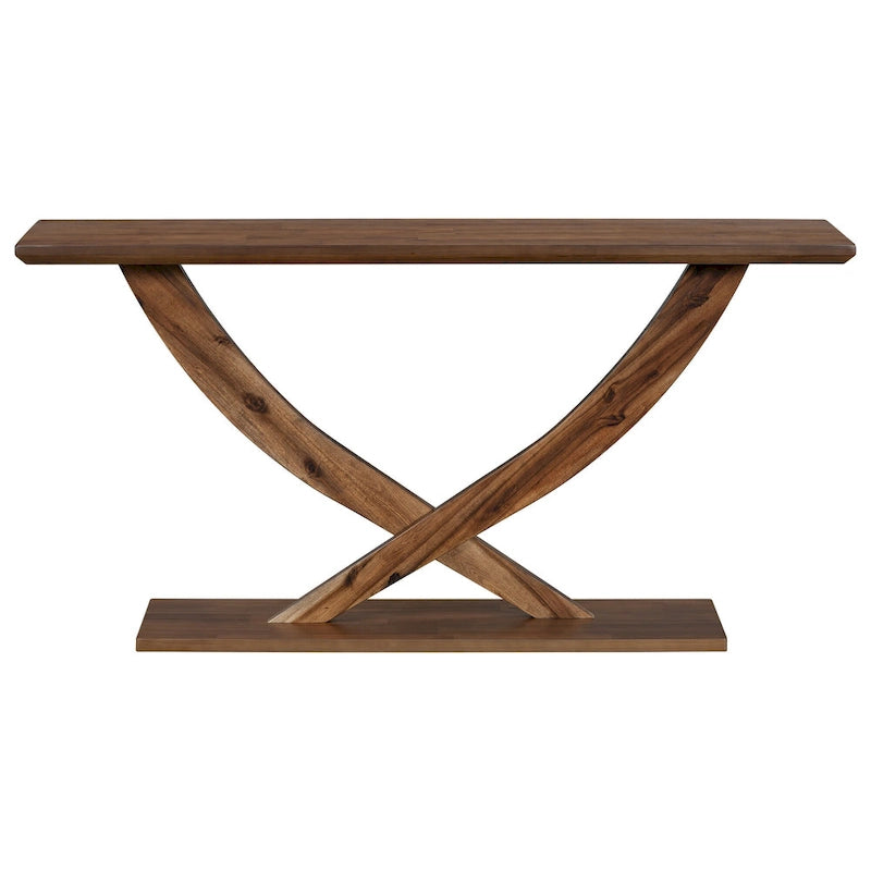 Christopher Knight Home - Mirod Modern Rustic Console Table with Cross-Leg Design for Living Room and Bedroom