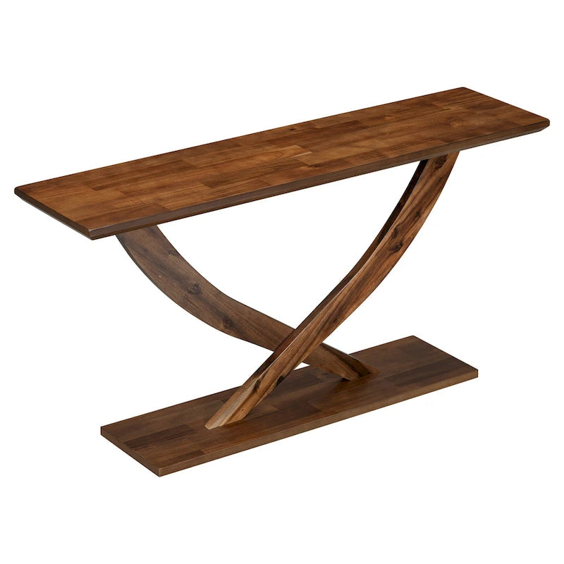 Christopher Knight Home - Mirod Modern Rustic Console Table with Cross-Leg Design for Living Room and Bedroom