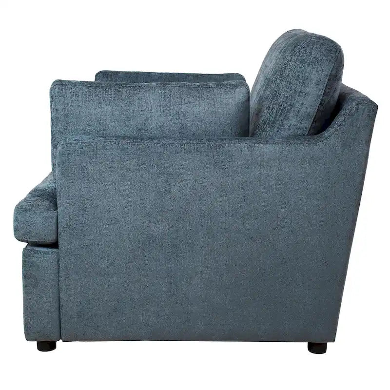Naro Modern Fabric Accent Chair with Removable Cushion by Christopher Knight Home