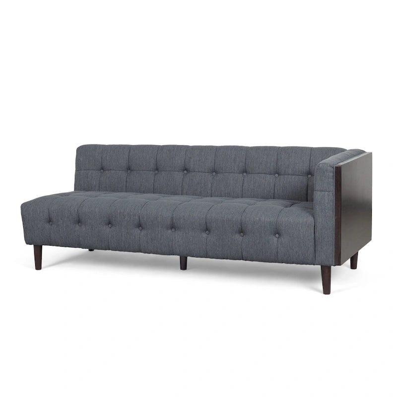 Clermont Mid-century Tufted Sectional Sofa by Christopher Knight Home - 114.00  L x 114.00  W x 30.75  H