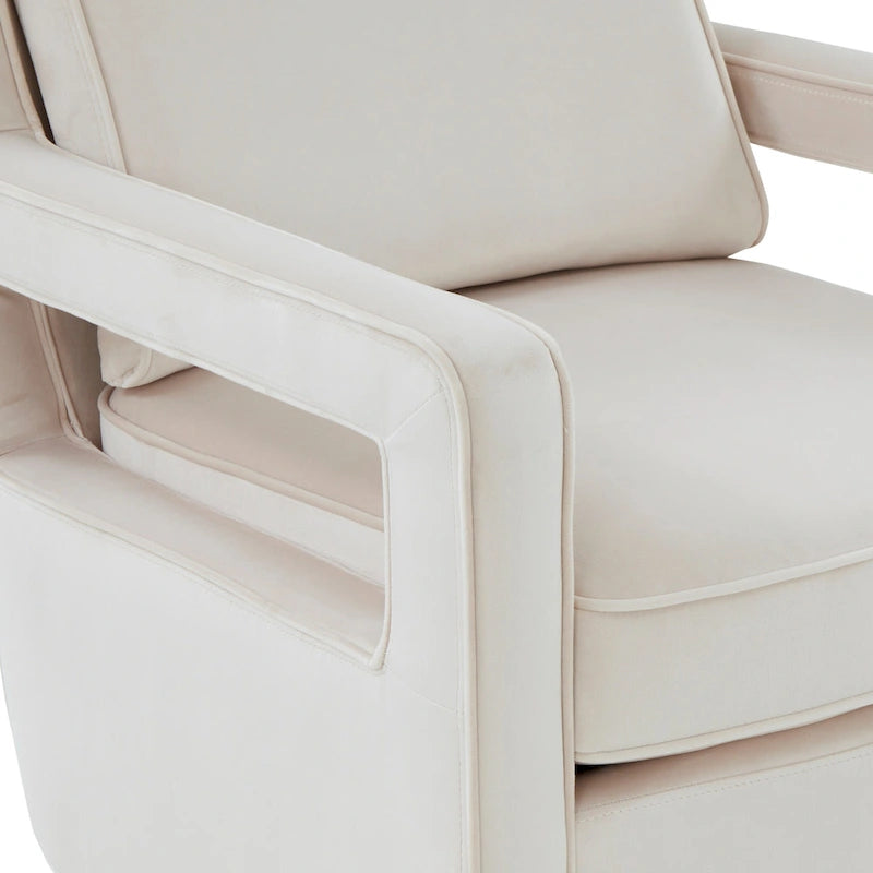 Quinn Velvet Accent Arm Chair by Greyson Living