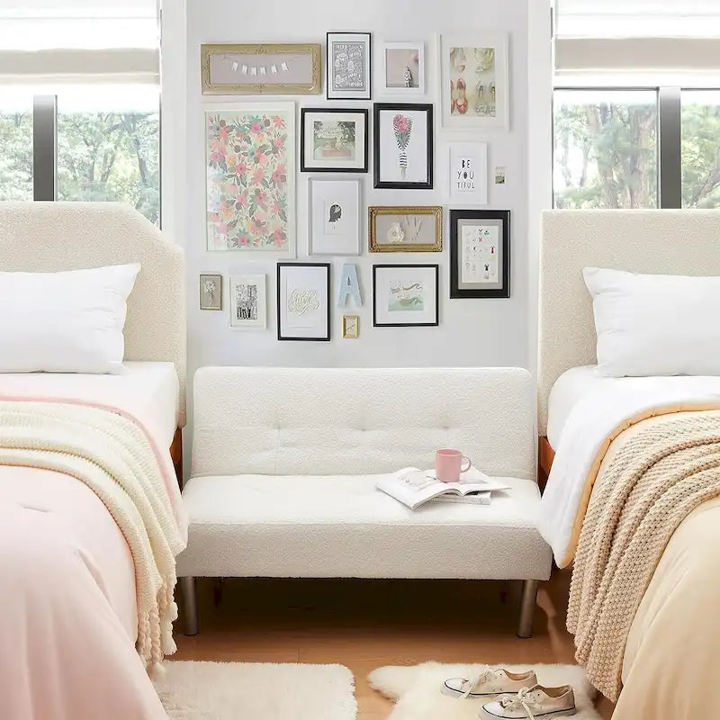 2East Boucle Mini-Futon by DormCo