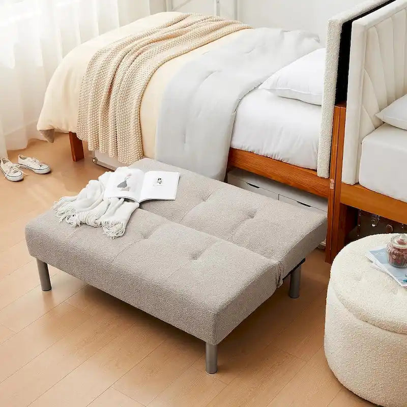 2East Boucle Mini-Futon by DormCo