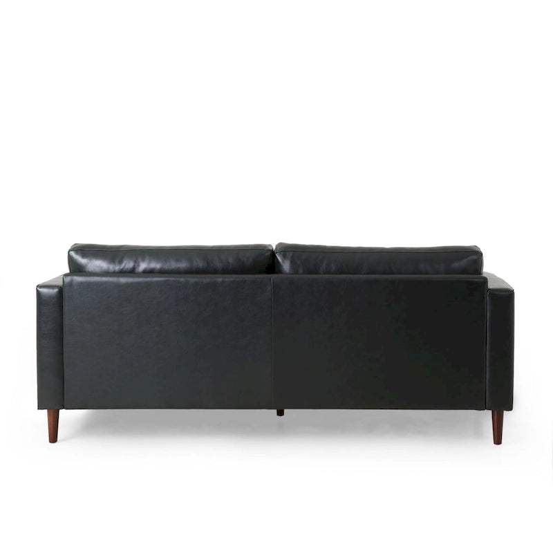 Malinta Contemporary Tufted 3 Seater Sofa by Christopher Knight Home - 82.25  L x 33.00  W x 33.00  H