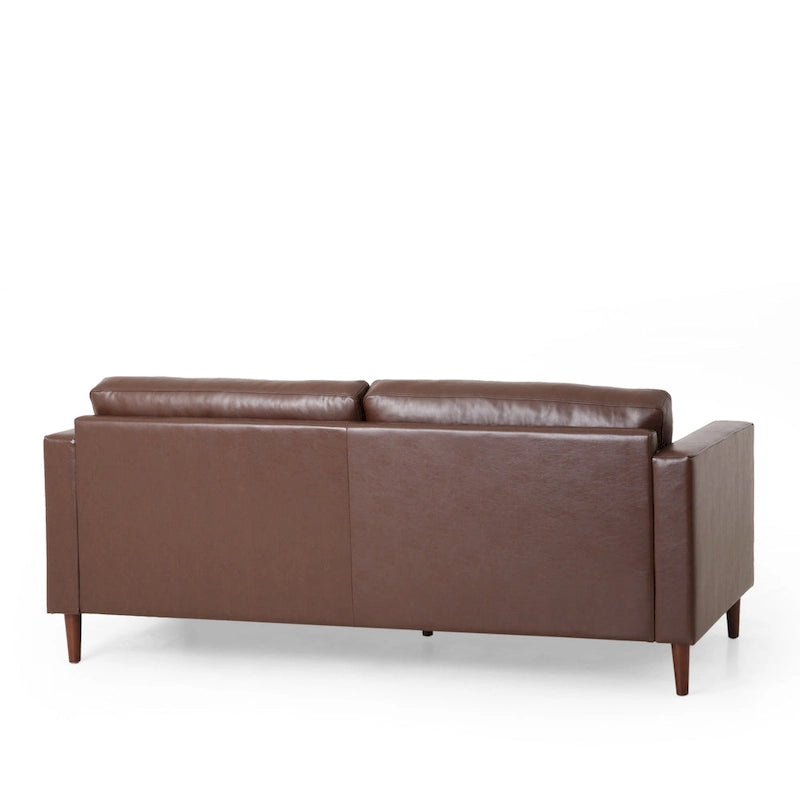 Malinta Contemporary Tufted 3 Seater Sofa by Christopher Knight Home - 82.25  L x 33.00  W x 33.00  H