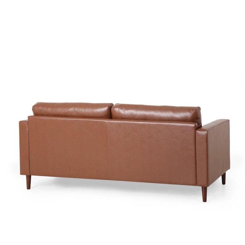 Malinta Contemporary Tufted 3 Seater Sofa by Christopher Knight Home - 82.25  L x 33.00  W x 33.00  H