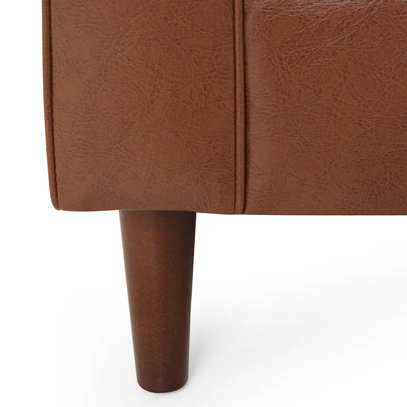 Malinta Contemporary Tufted 3 Seater Sofa by Christopher Knight Home - 82.25  L x 33.00  W x 33.00  H