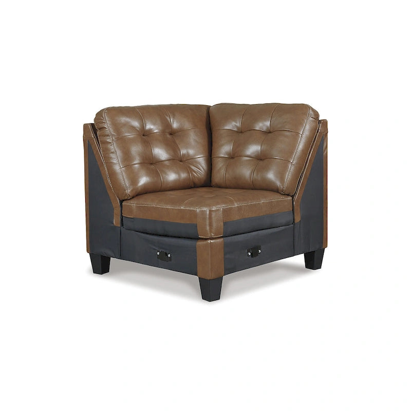 Signature Design by Ashley Baskove Brown 3-Piece Sectional - 100 W x 100 D x 39 H