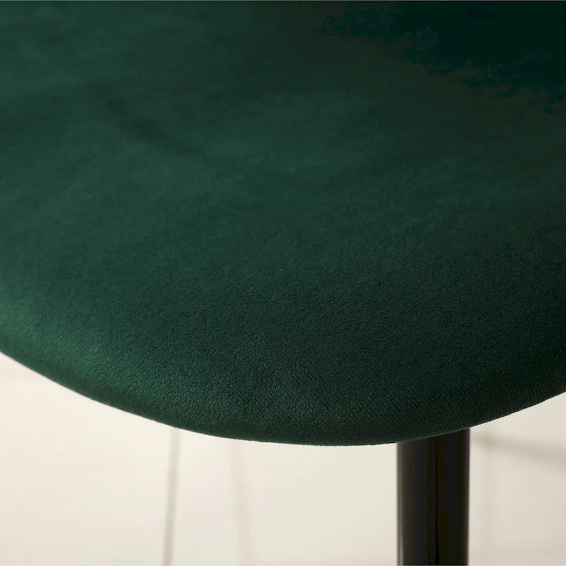 Roundhill Furniture Lassan Contemporary 5-Piece Dining Set, White Round Table and 4 Chairs