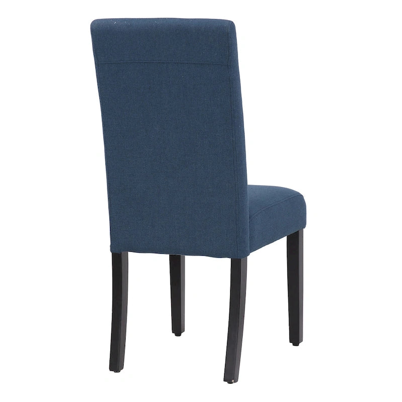 Grandview Upholstered Linen Fabric Dining Chair (Set of 2)