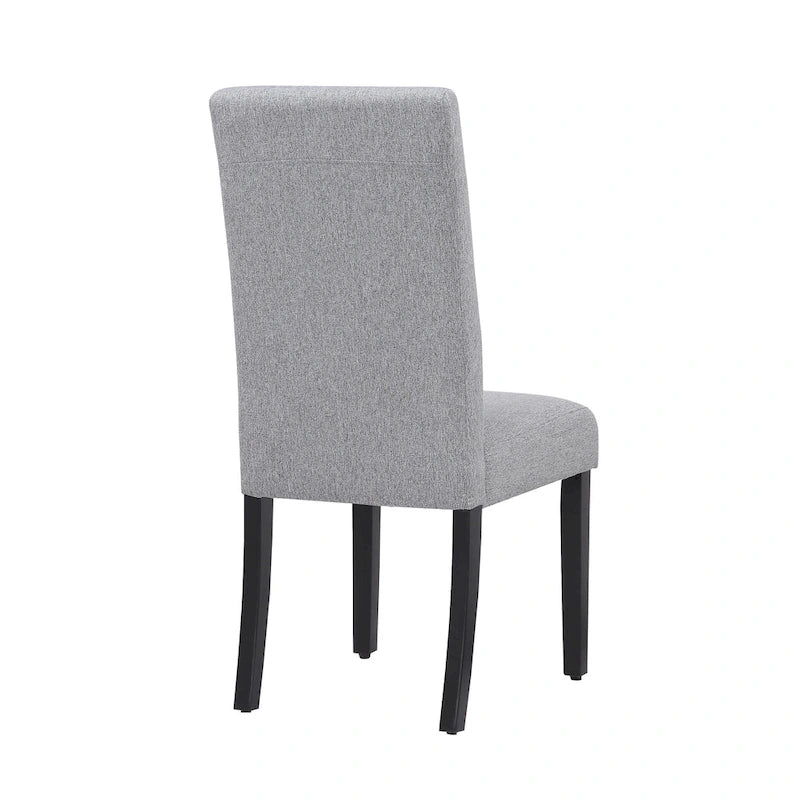 Grandview Upholstered Linen Fabric Dining Chair (Set of 2)