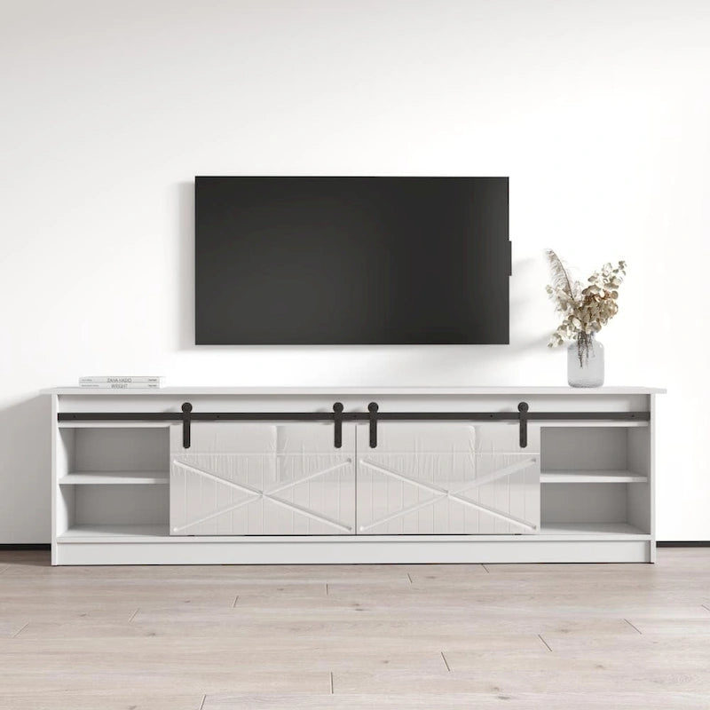 Granero BL-EF Electric Fireplace 79  TV Stand