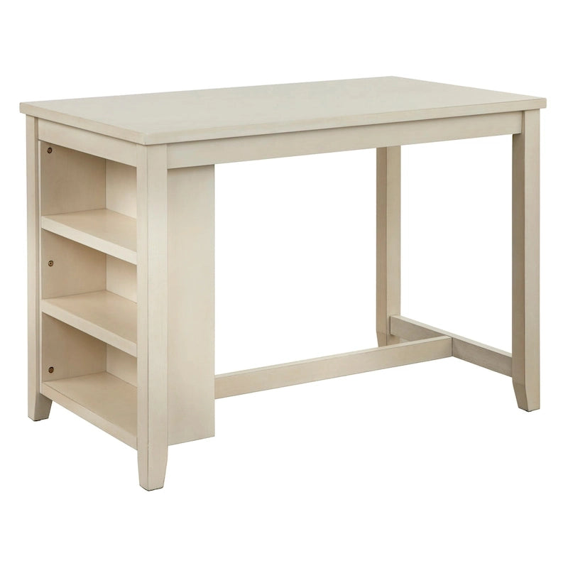 Lifestorey Tobias Storage Counter Height Storage Table