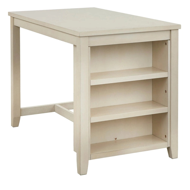 Lifestorey Tobias Storage Counter Height Storage Table