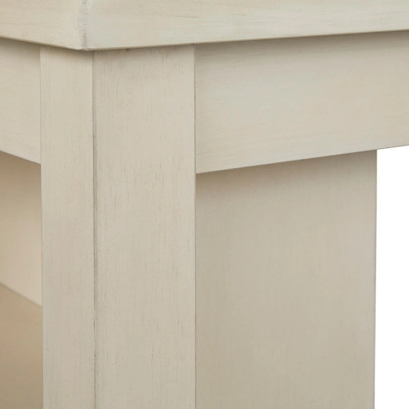 Lifestorey Tobias Storage Counter Height Storage Table