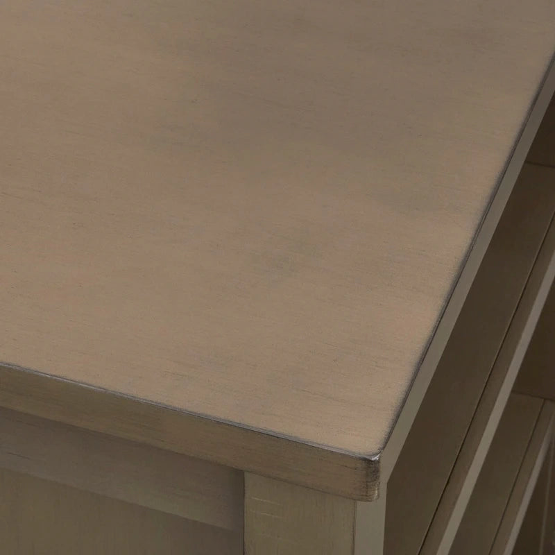 Lifestorey Tobias Storage Counter Height Storage Table