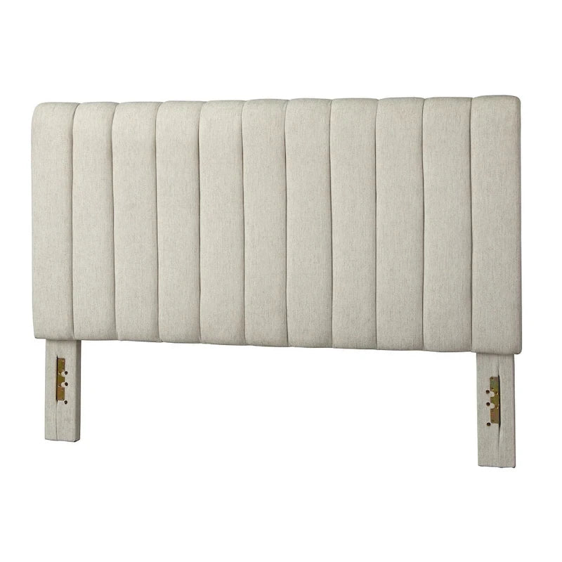 Lifestorey Teagan Queen Channel Upholstered Headboard