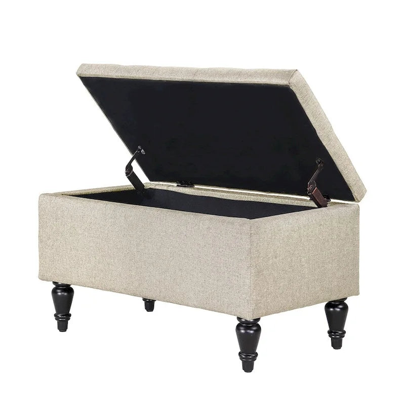 Maypex 29 in. Upholstered Storage Bench