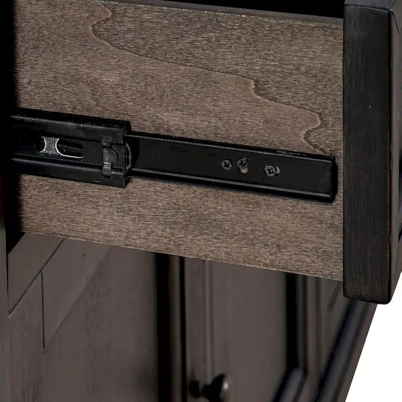 Americana Farmhouse Black Hall Buffet