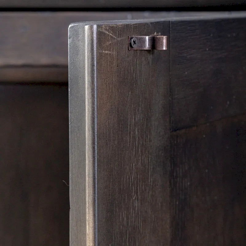 Americana Farmhouse Black Hall Buffet