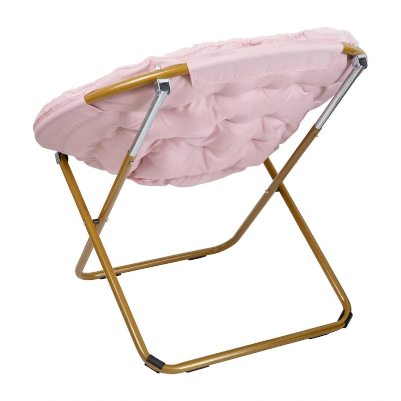 Folding XL Saucer Chair for Dorm or Bedroom