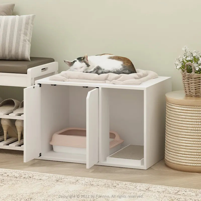 Furinno Peli Small Litter Box Enclosure