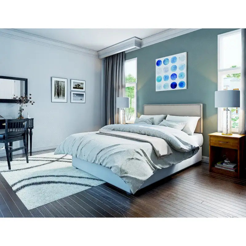 Copper Grove Maybelle Full-size Upholstered Nailhead Headboard