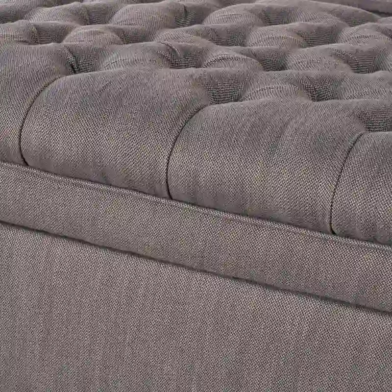 Modern Upholstered Storage Bench for Living Room Entryway