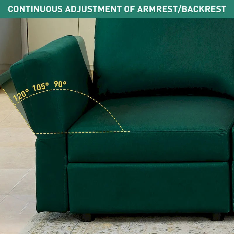 Modular Sofa Modern Sectional Storage Sofa Couch with Free Splicing for Living Room Furniture Set