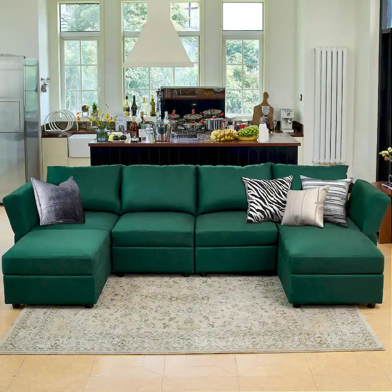Modular Sofa Modern Sectional Storage Sofa Couch with Free Splicing for Living Room Furniture Set