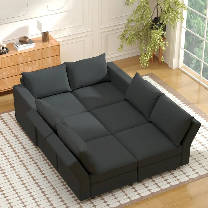 Modular Sofa Modern Sectional Storage Sofa Couch with Free Splicing for Living Room Furniture Set