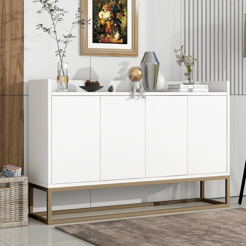 Kitchen Buffet Sideboard Coffee Bar Cabinet Accent Storage Cabinet Server Table