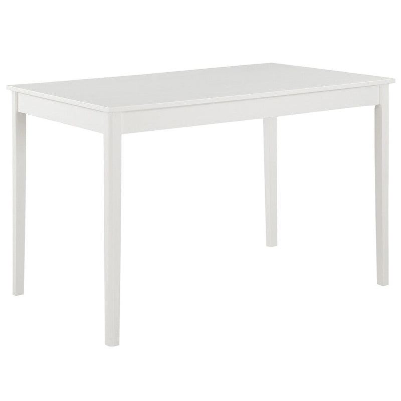 5-Piece 45  Wood Dining Set with Ladder Back and Legs