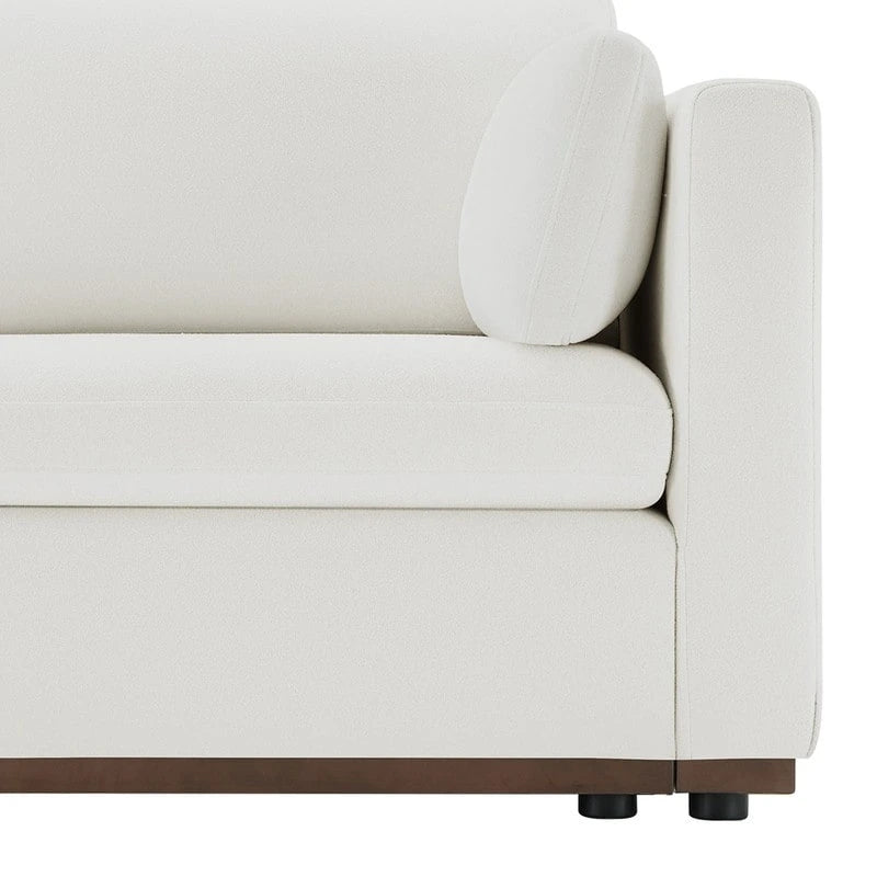 Donna Oversized Modular Sectional Fabric Sofa with Upgraded Wood Base