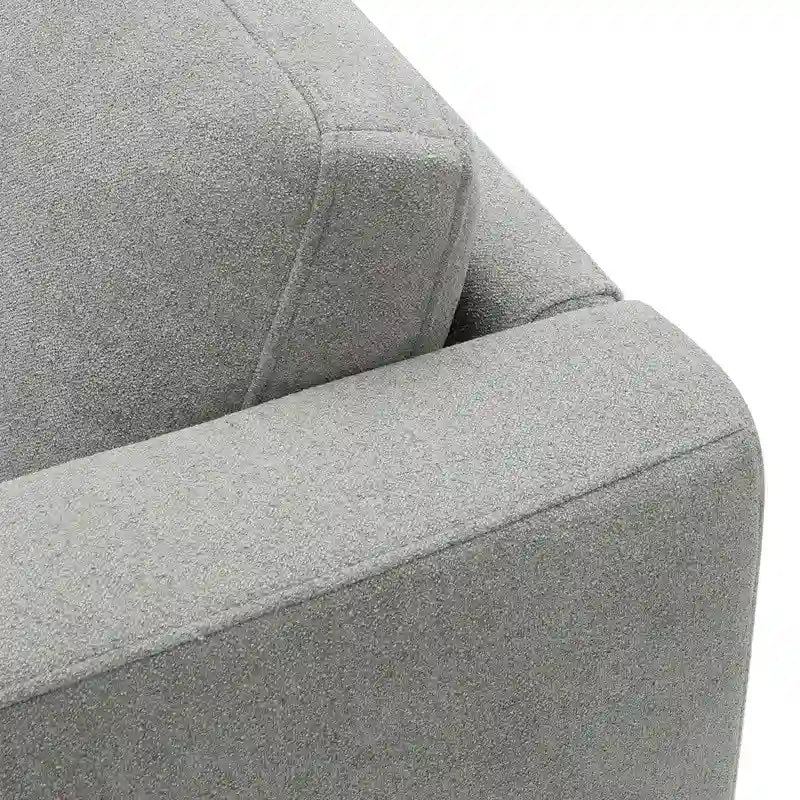 Donna Oversized Modular Sectional Fabric Sofa with Upgraded Wood Base