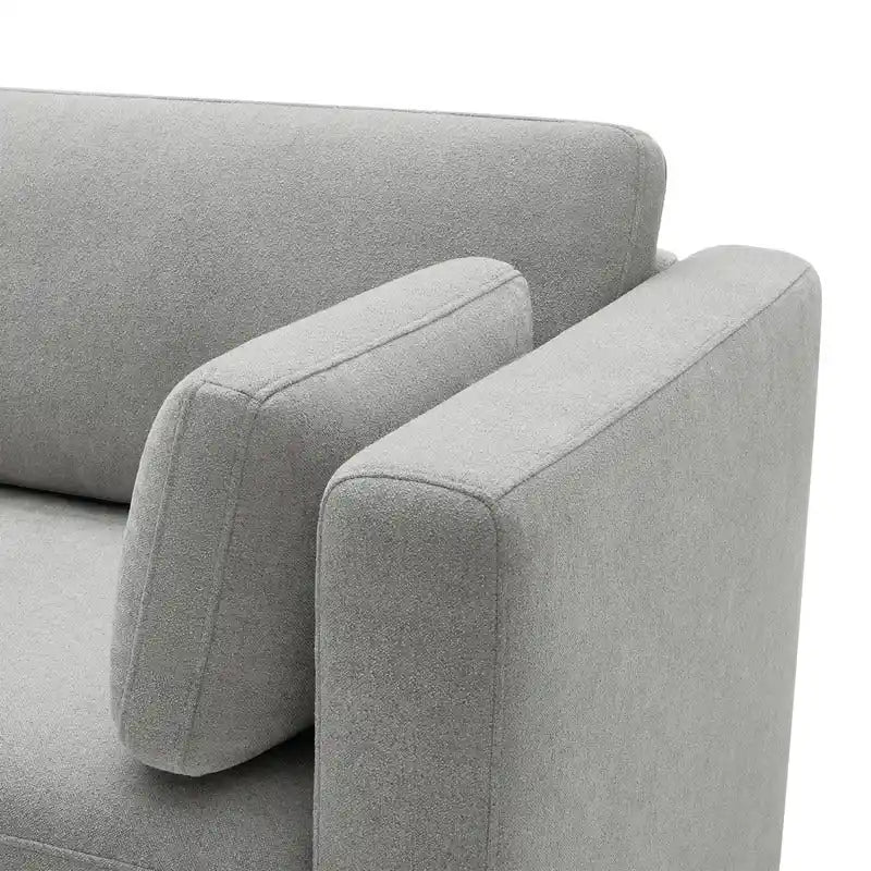 Donna Oversized Modular Sectional Fabric Sofa with Upgraded Wood Base